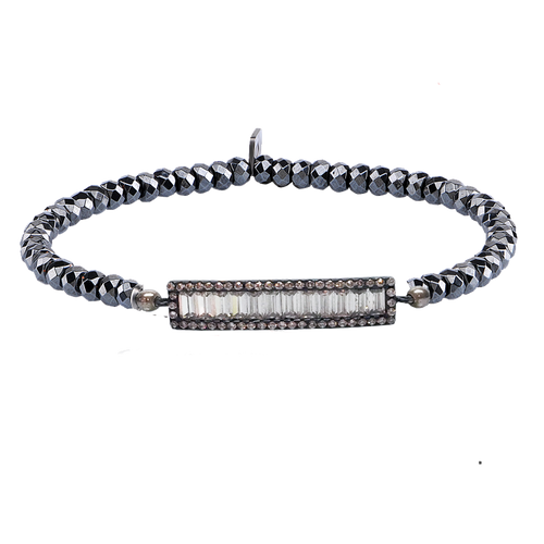 BAQUETTE BAR STRETCH BRACELET