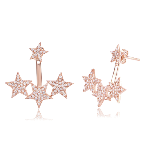 Four Star Jacket Earrings