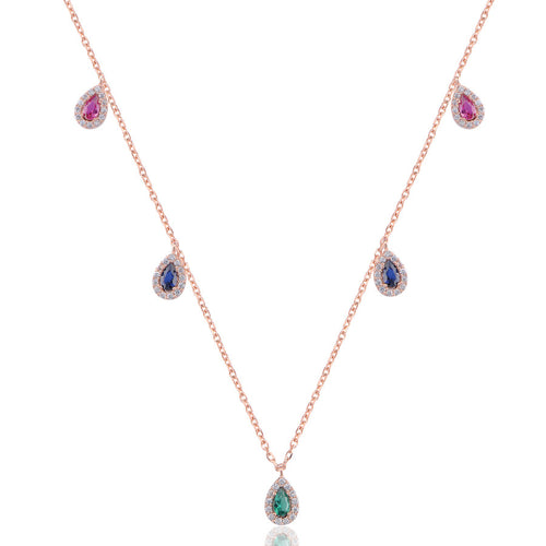 Sydney Halo Shaker Necklace