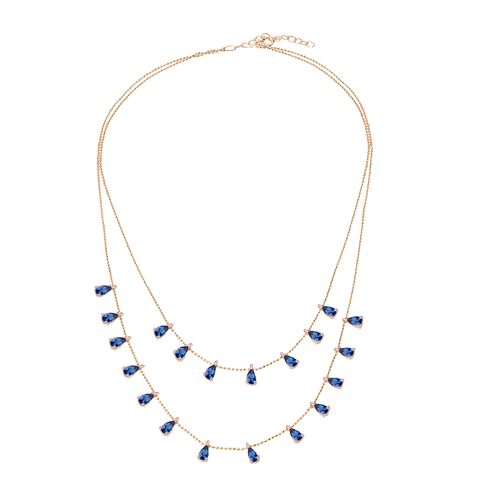 Sapphire Festival Lights Necklace