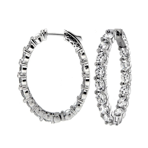 Ice Breaker Hoop Earrings - 1"