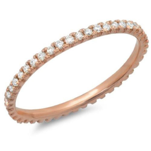 Round Brilliant Eternity Band