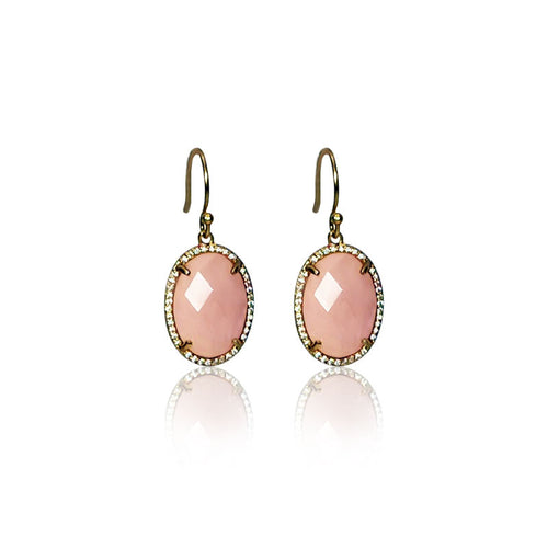 Pale Pink Sparkler Earrings