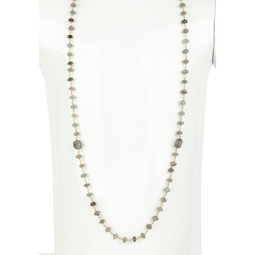 Woodley Long Station Necklace